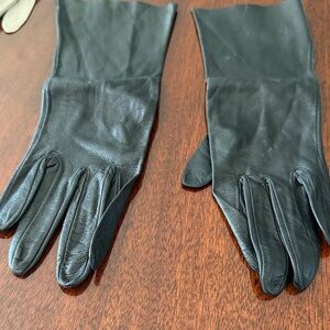 Black soft Leather Gloves
